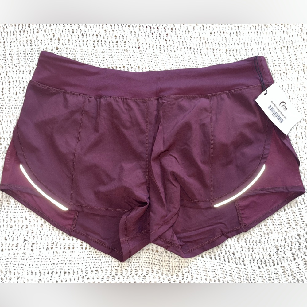 NWT ZYIA Plum Mesh Energy Shorts, XXL, running shorts new